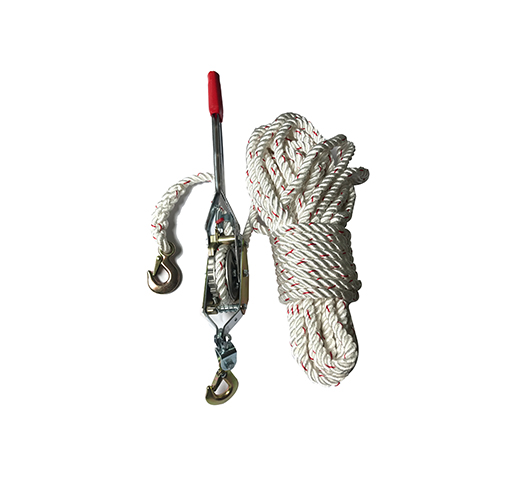 3/4 Ton Rope Puller 2 HOOK 2 GEAR		
