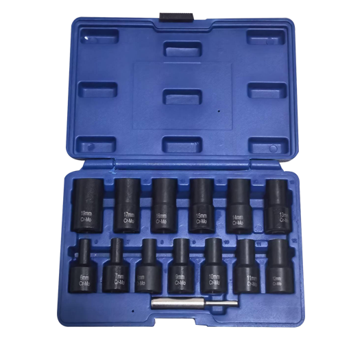 14 Pcs 1/2" Dr.Bolt and NutGrip Extractor Expansion Set