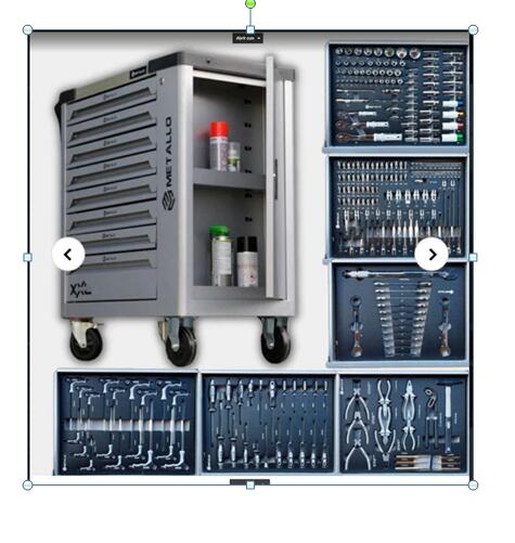 262pcs Tools Set with 8 Drawer Cabinet