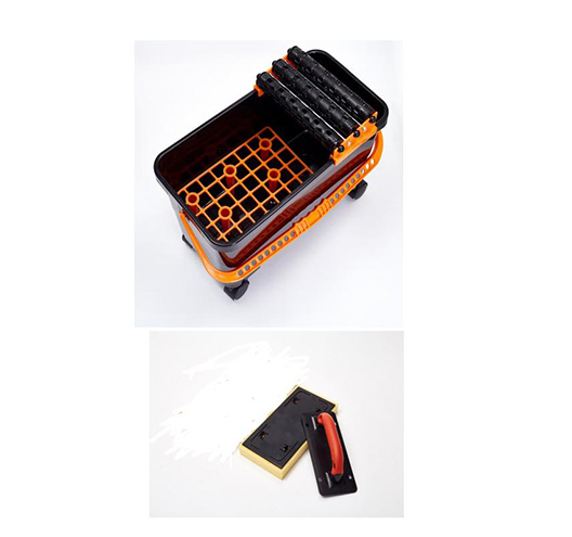 Cleaning Bucket Sponge Board Set