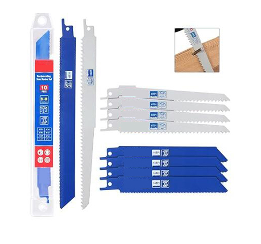 10PC Reciprocating Saw Blade SET