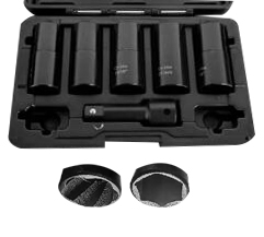 6PCS Standard/ Twist Wheel Flip Socket Set
