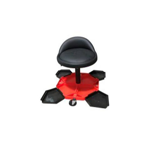 Adjustable Pneumatic Creeper Seat with Tool Tray