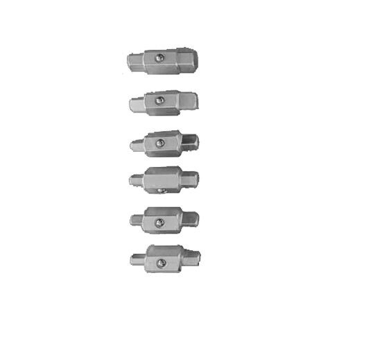 6Pc 2 IN 1 Oil Drain Plug Key Set