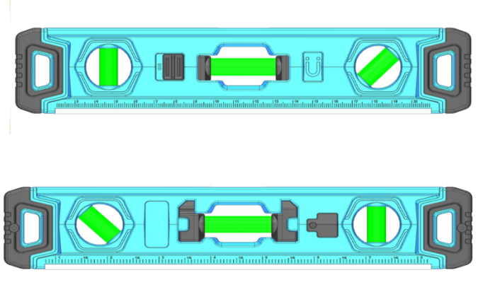 9" Magnetic Torpedo Level With Lighting (φ5 LED)