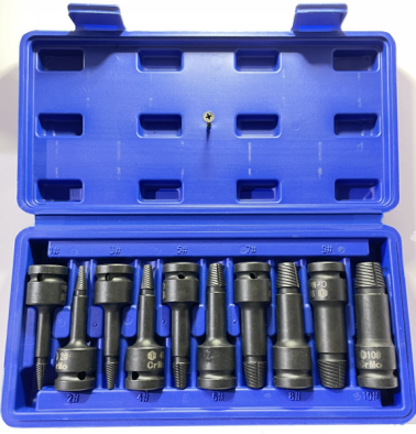 10Pcs 1/2"DR Impact Screw Extractor Set