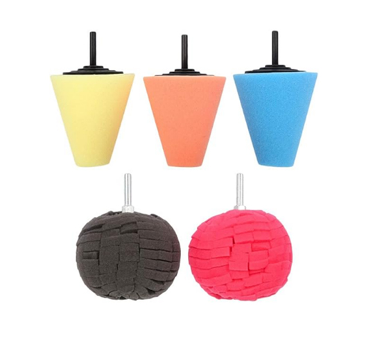 5PCS Polishing Cone Set with Hexagonal Shafts