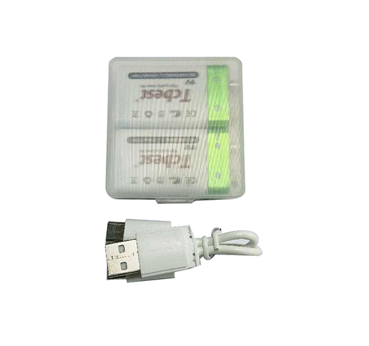 2PC 9V Rechargeable Battery