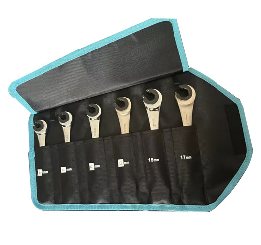 6Pcs Tubing Ratchet Wrench Set