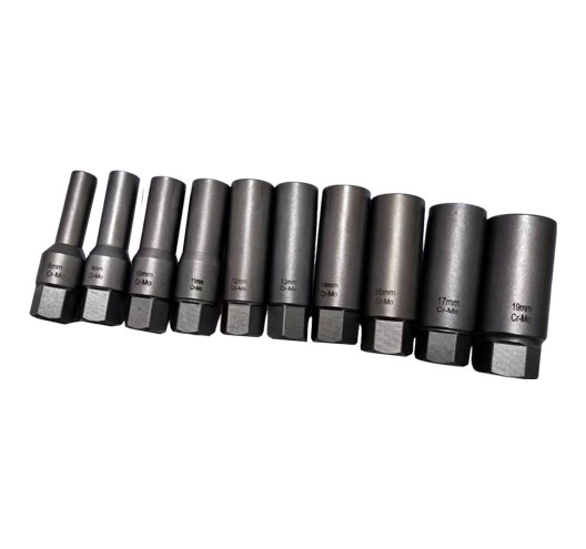 10-Pcs 3/8 Spiral Deep Bolt Extractor Set