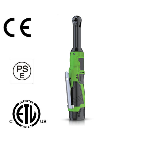 12V 2*2000mAh Li-ion Cordless Extended  Ratchet Wrench 50N·m