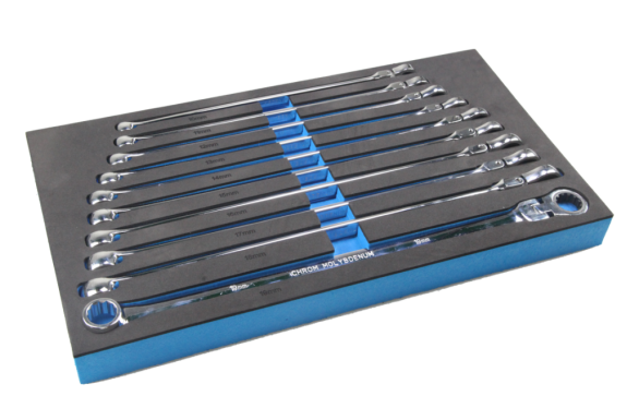 10pc Flexible head Extra LongSpanner Set