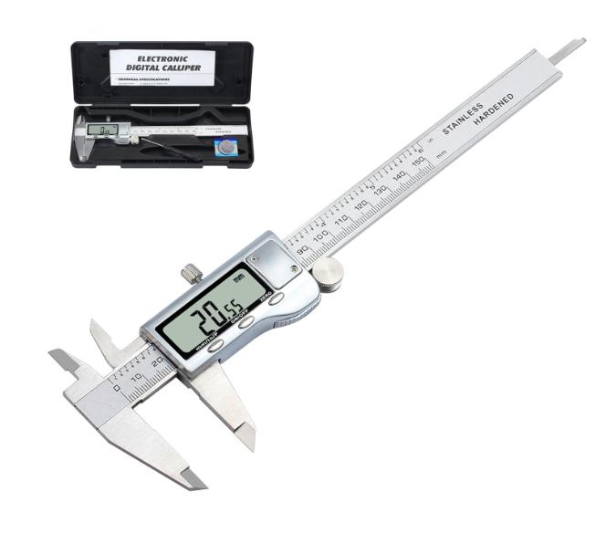 6" Digital Caliperwith Metal Cover-Fraction/Inch/mm