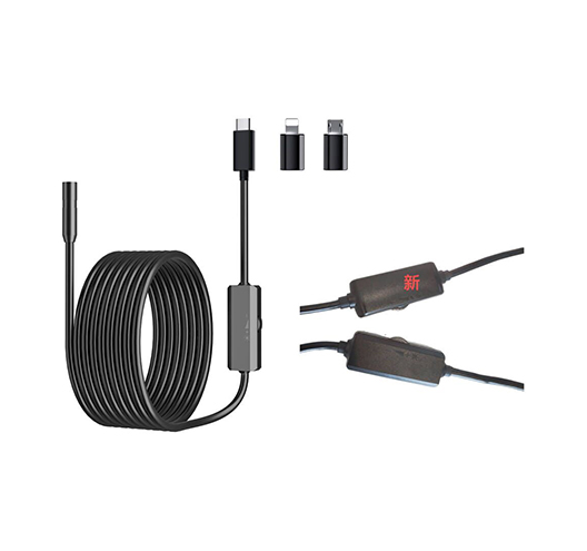 5.5mm cable Borescope for IOS TypeC /Android