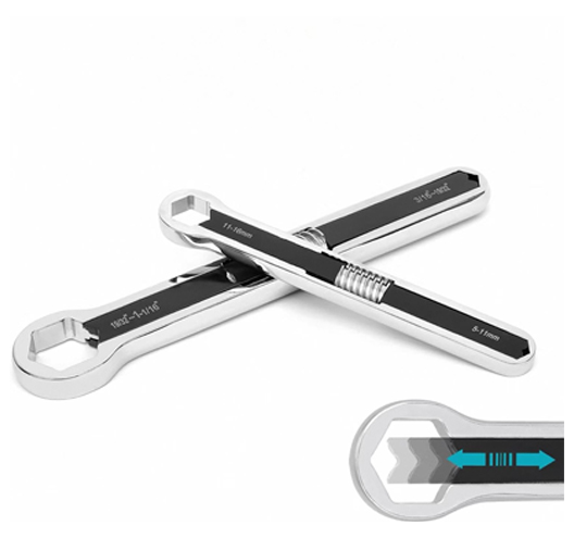 2pc Multifunction Adjustable Wrench
