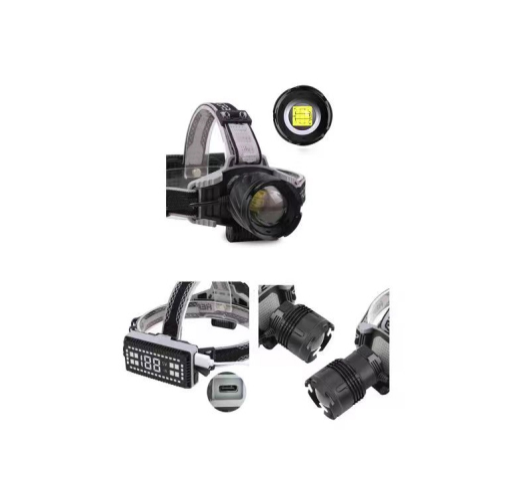 Rechargeable Aluminium head lamp