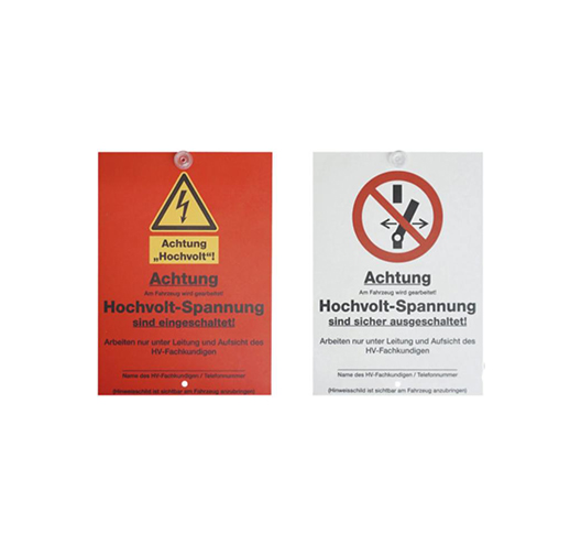 2pc Warning Tags 145*75*0.4MM