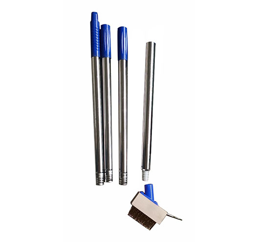 Sectional garden weeding brush