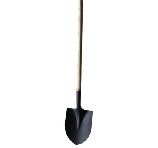 Shovel With Wood Handle