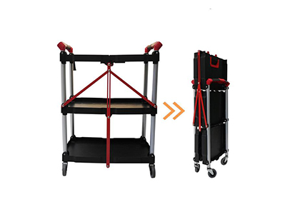 Folding tool cart