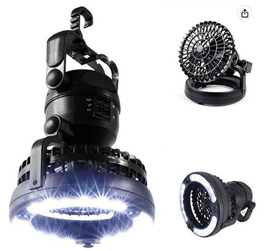 Multifunctional Tent Fan Light