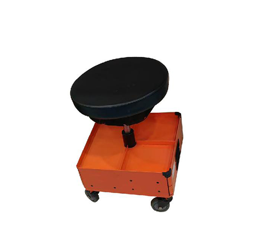 Pneumatic Creeper Seat With Tray 136kg Capacity
