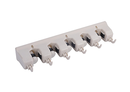 Mop and Broom Hanger Holder(5 Position 6 Hooks）