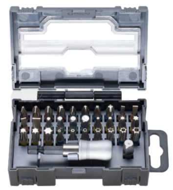 32PC 25MM BIT, S2