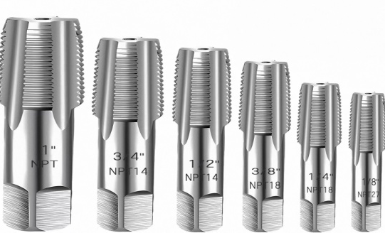 6-Piece NPT Pipe Tap Set