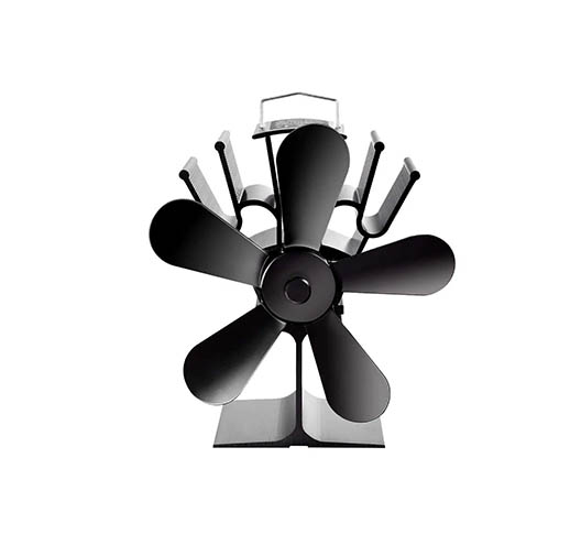 5 Blades Heat Powered Stove Fan