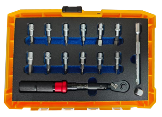 15pcs Mini Toruqe wrench set (60Teeth,1-10Nm,10-90in-lb