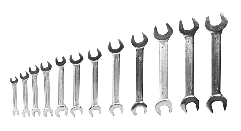 12Pc DOUBLE OPEN END WRENCH