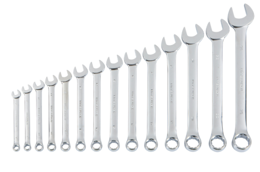14Pcs Metric CombinationWrench Set