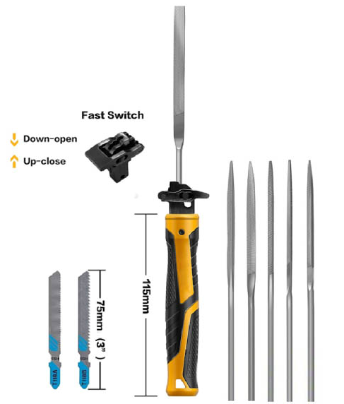 8-in-1 Multi file & Saw Set