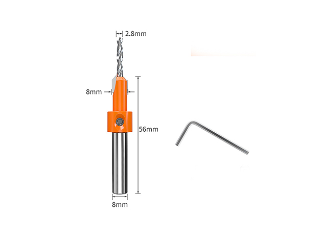 2.8*8mm Countersink Drill Bit