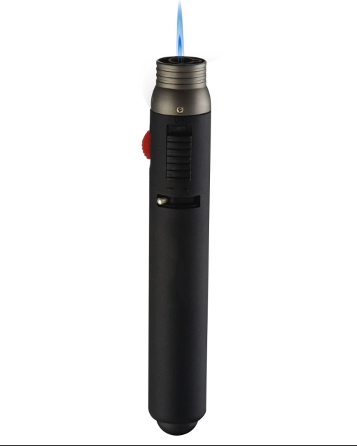 Pen type double flame burner