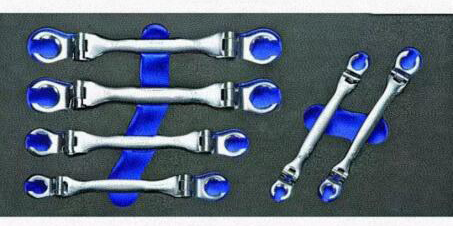 6pc Double Flexible Flare NutWrench