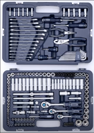 160pc 1/2&3/8"&1/4 Socket set