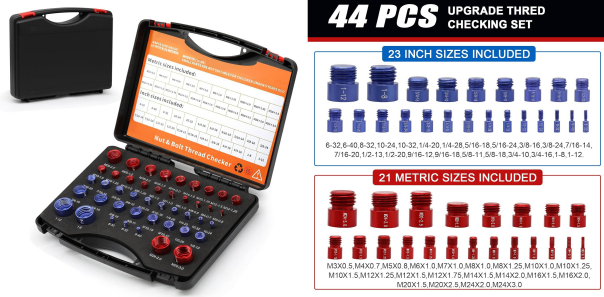 44 Size Thread Gauge kit