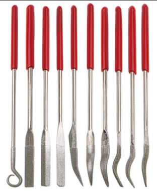 10pcs Assorted Mini Diamond File Set