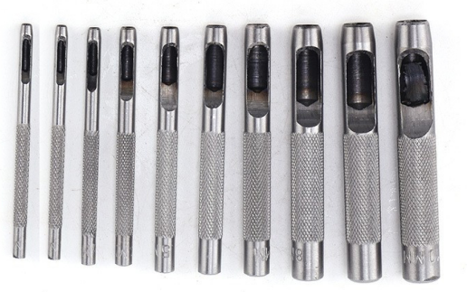 10Pcs Hollow Punch Set