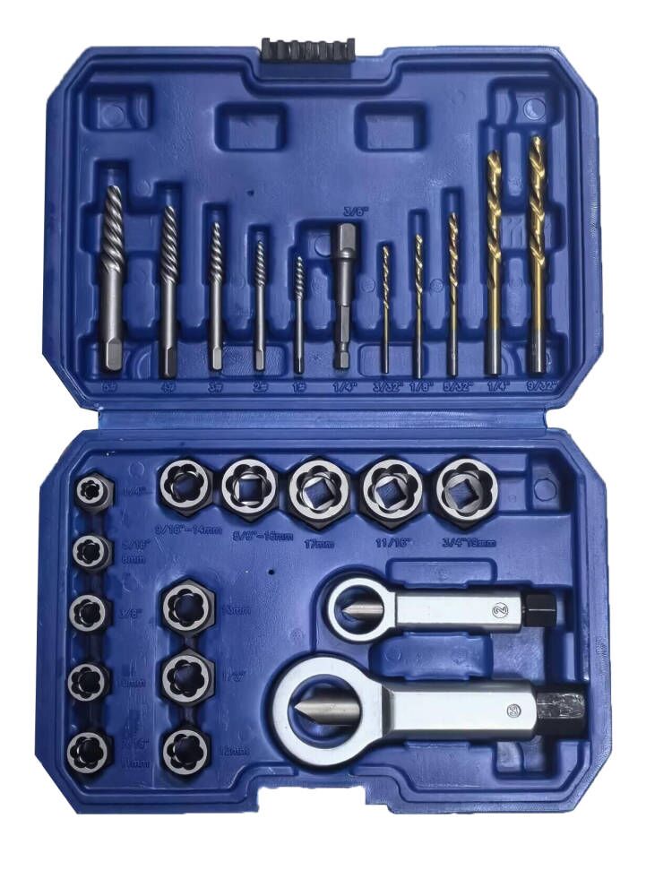 SPLITTER AND SCREW EXTRACTOR SET 26PCS