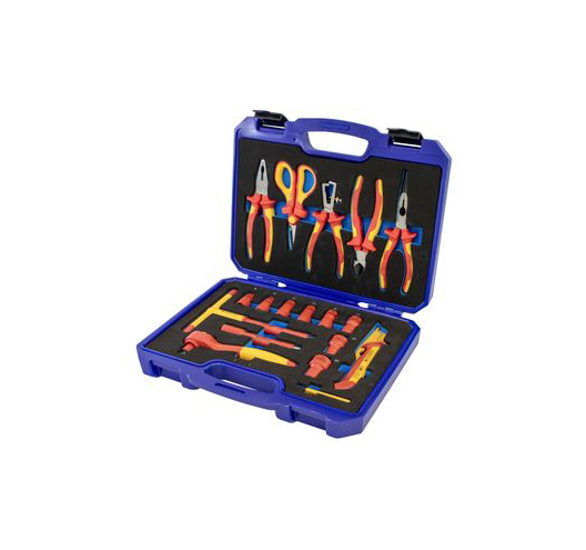 18 Piece 3/8 Inch DR Insulated Electrical Tool Set
