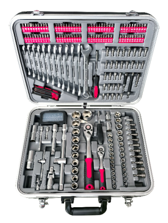 228Pcs 1/4"&1/2"Dr. Socket Set