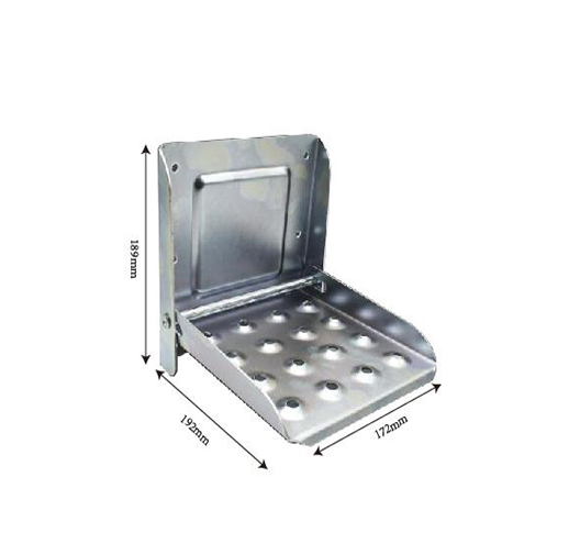 2-Piece Trailer/Truck Sidewall Folding Pedal
