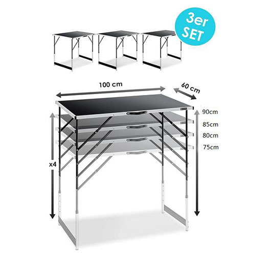 3pcs multi table set