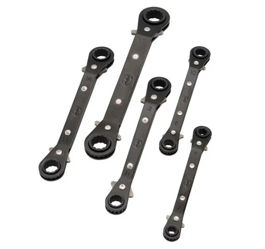 5PC Reversible Ratcheting Wrench