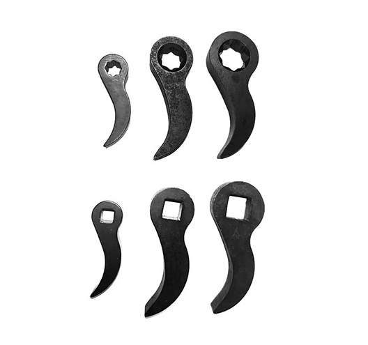 Pry bar wrench connector 6pc
