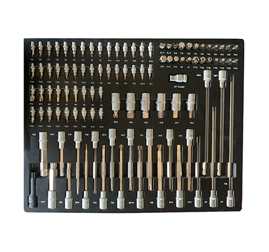 102Pcs Sockets Bits Set Wiht EVA
