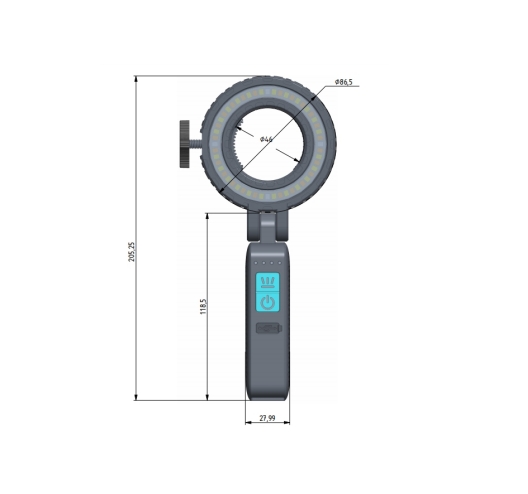 500 LM multi-function rechargepaint gun light
